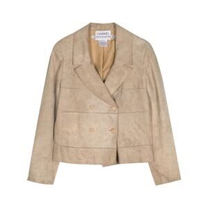 ❤️Chanel Vintage 2000 Leather Suede Blazer❤️